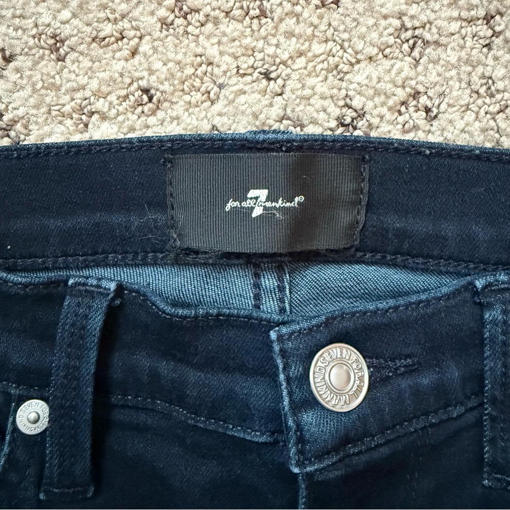 7 For All Mankind the high waist ankle skinny jeans - Picture 5 of 9